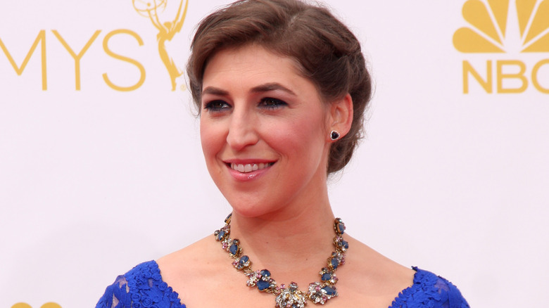 Mayim Bialik at Emmys