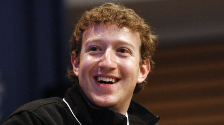 Mark Zuckerberg on stage