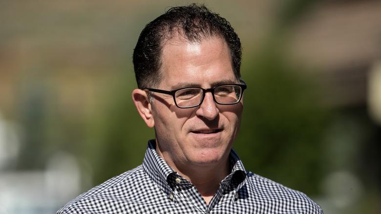 Michael Dell wearing glasses