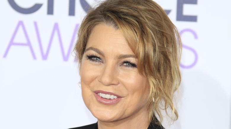 Ellen Pompeo grinning