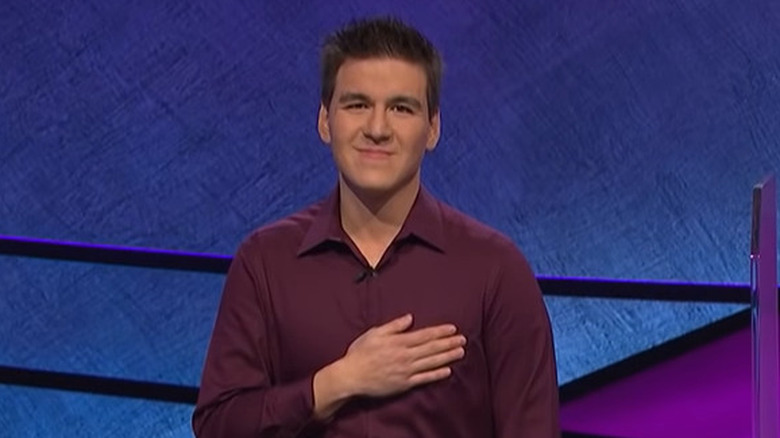 James Holzhauer smiling on Jeopardy!