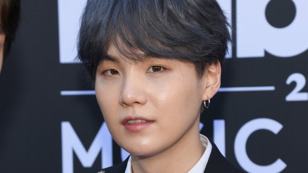 Suga of BTS close up