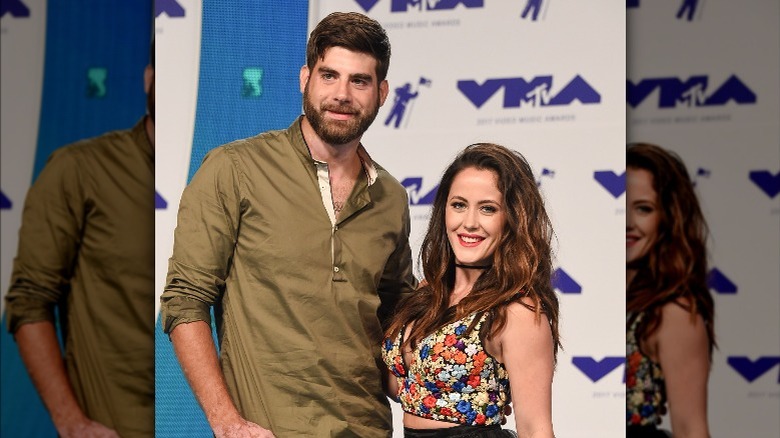 Jenelle Evans and David Eason at an event 