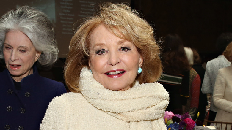 Barbara Walters smiling