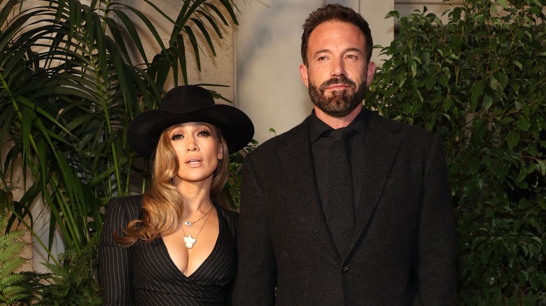 Ben Affleck and Jennifer Lopez pose together