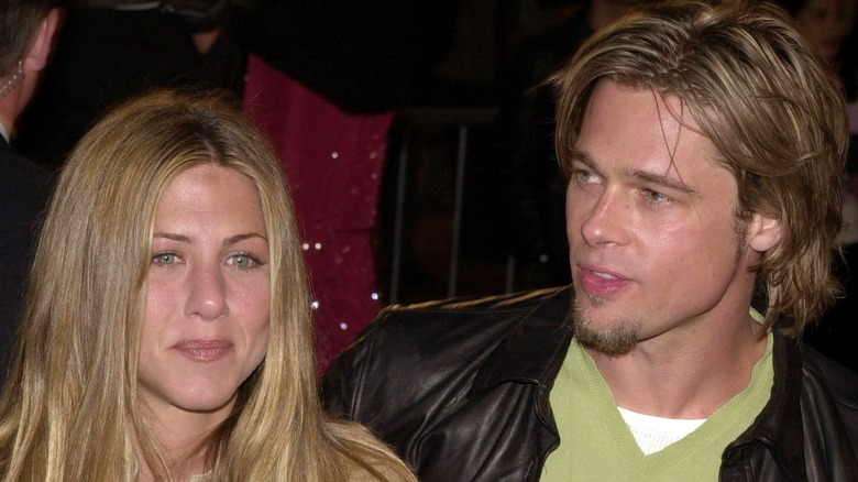 Jennifer Aniston and Brad Pitt at the premiere of Erin Brokovich in 2000