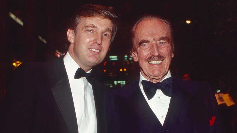 Donald Trump and Fred Trump Sr. smiling