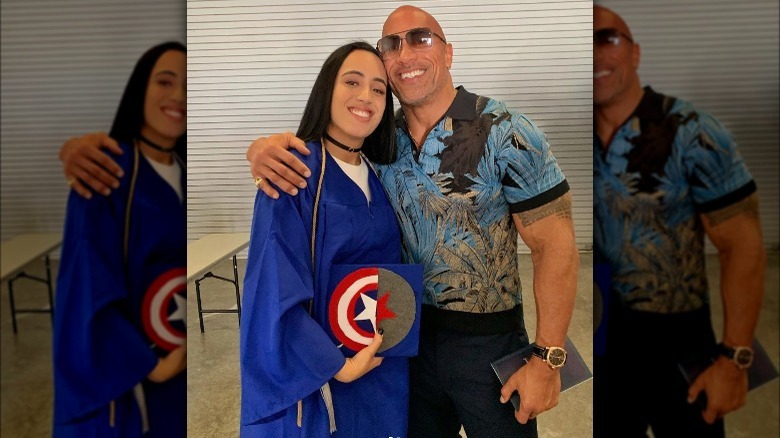 Simone Garcia Johnson and Dwayne Johnson