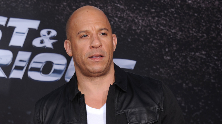 Vin Diesel at a premiere