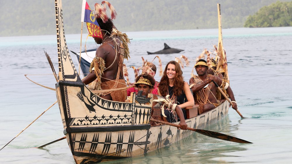 Prince William and Kate Middleton visit Tavanipupu Island