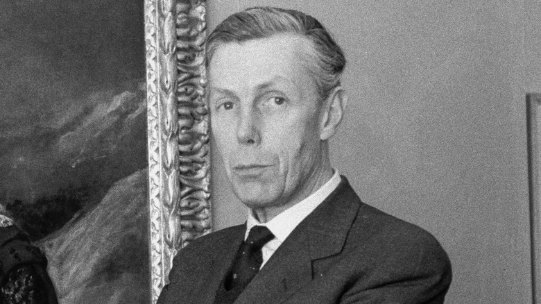 Sir Anthony Blunt standing