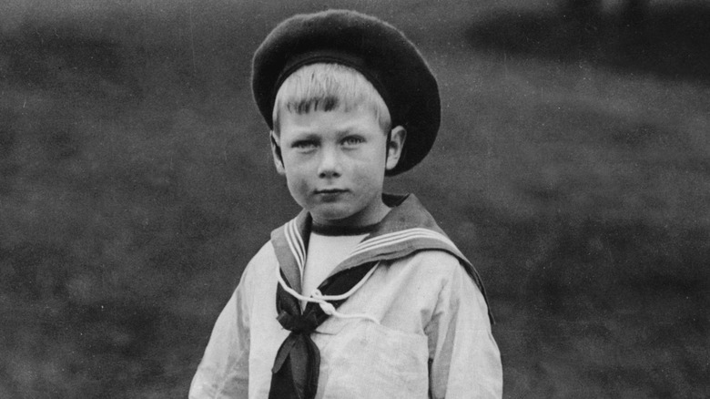 Prince John wearing a beret