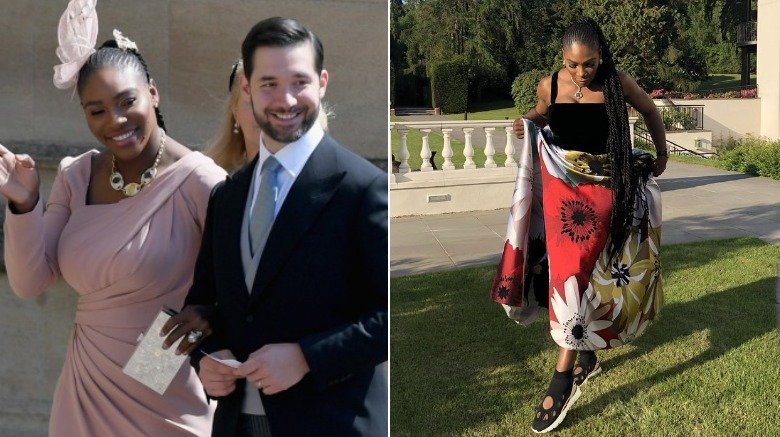 Serena Williams and Alexis Ohanian