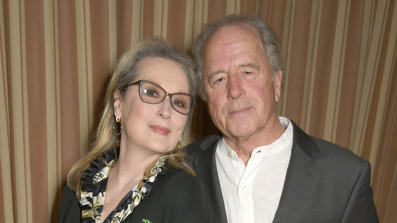 Meryl Streep and Don Gummer posing