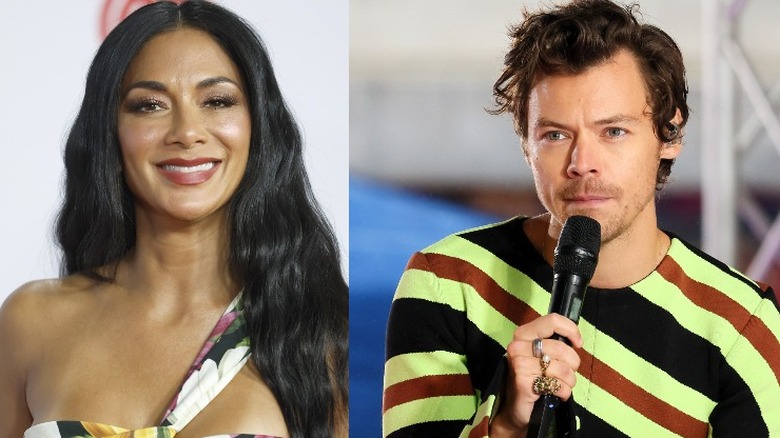 Nicole Scherzinger and Harry Styles pictured side by side 