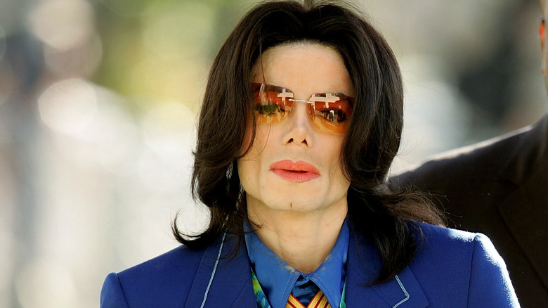 Michael Jackson walking