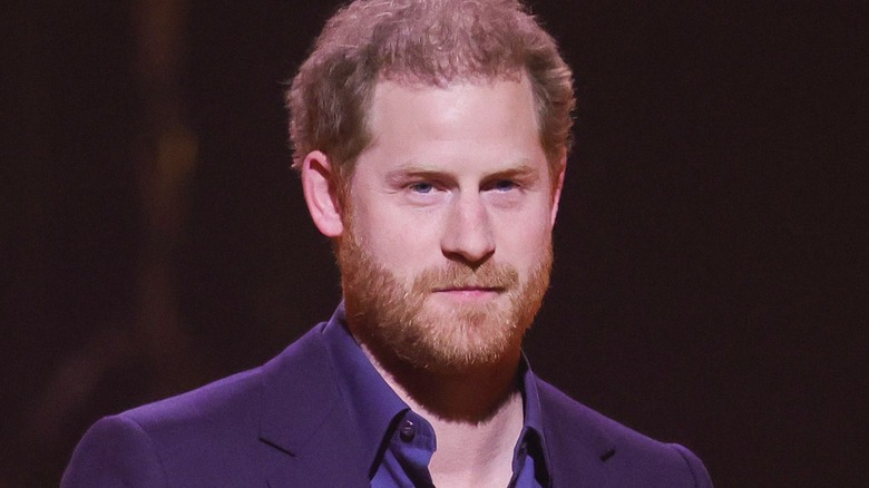 Prince Harry onstage