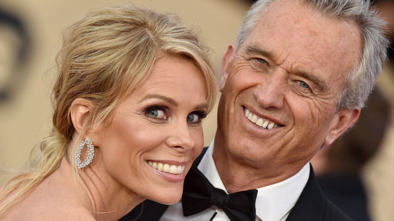 Cheryl Hines and Robert F. Kennedy, Jr. smiling