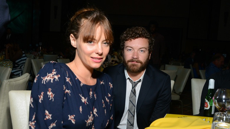 Danny Masterson and Bijou Phillips posing 