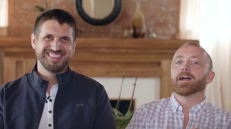 Still of Evan Thomas and Keith Bynum smiling