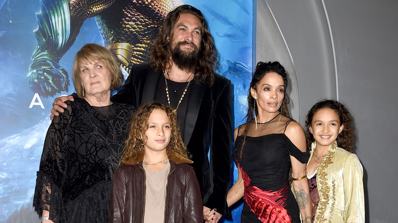 Jason Mamoa with family