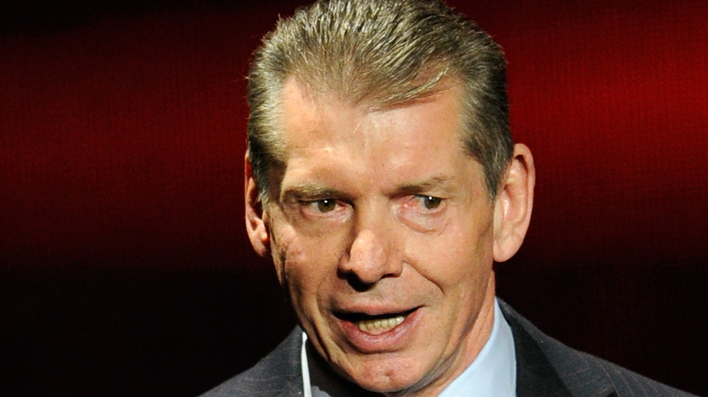 Vince McMahon on stage