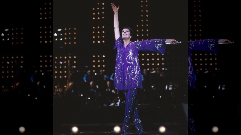 Liza Minnelli dancing onstage