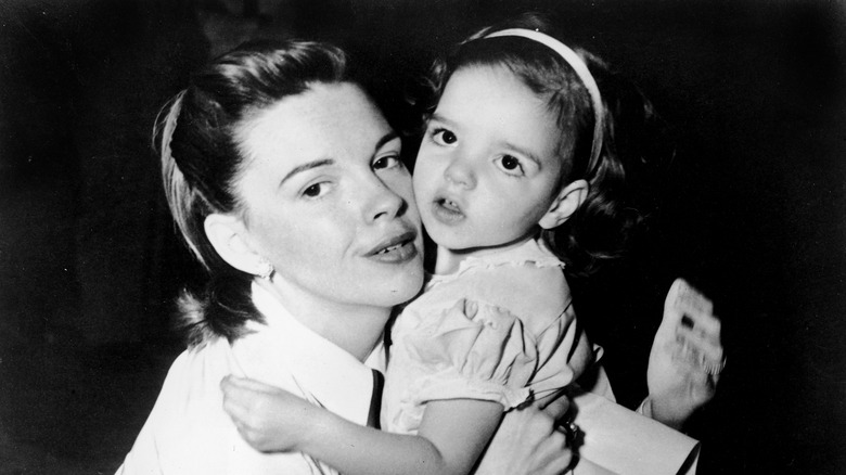 Judy Garland and daughter Liza Minnelli