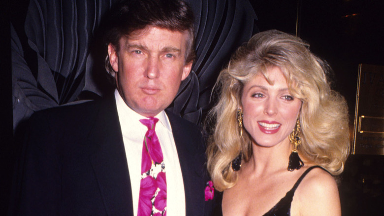 Donald Trump and Marla Maples in the '90s