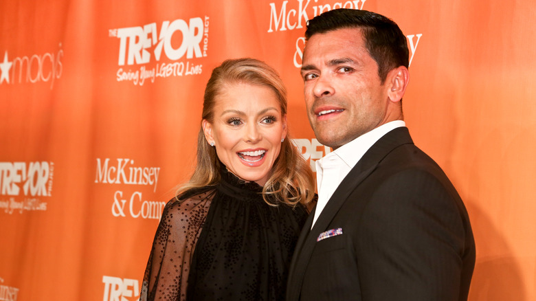 Mark Consuelos with wife Kelly Ripa