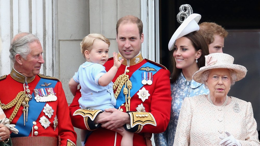 Prince Charles, Prince George, Prince William, Kate Middleton, Queen Elizabeth