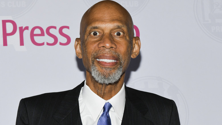 Kareem Abdul-Jabbar smiling