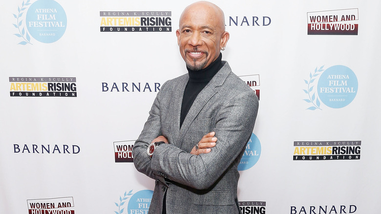 Montel Williams posing