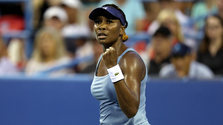 Venus Williams playing tennis