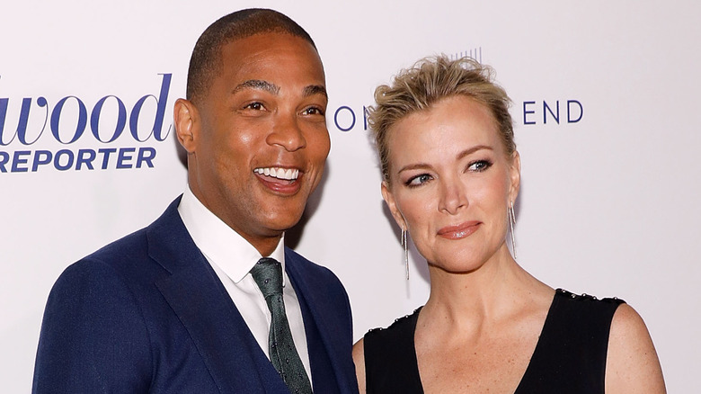 Don Lemon and Megyn Kelly posing together