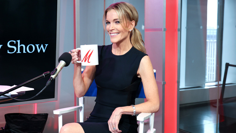 Megyn Kelly holding a mug