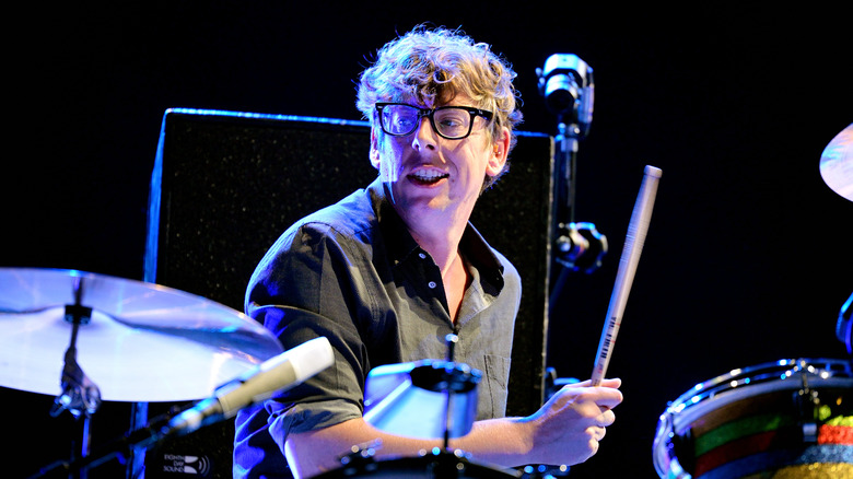 Patrick Carney Black Keys playing drums