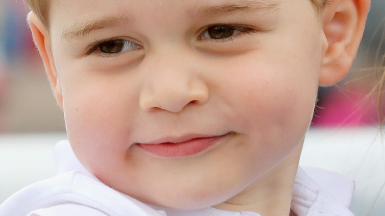 Baby Prince George smiling