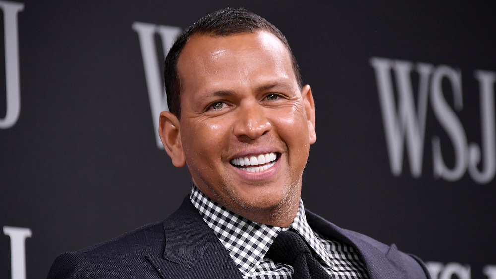 Alex Rodriguez laughing