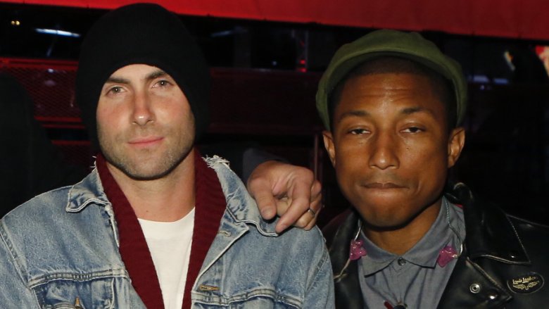 Adam Levine Pharrell Williams 