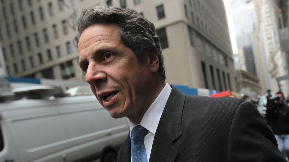 Mario Cuomo on the street in 2010