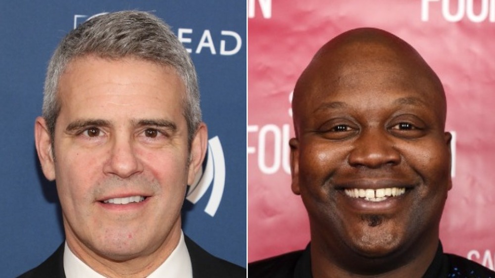 Andy Cohen and Tituss Burgess smiling