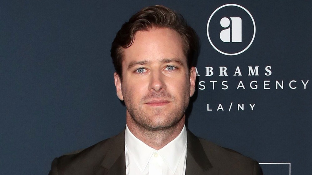 Armie Hammer looks serious in 2019