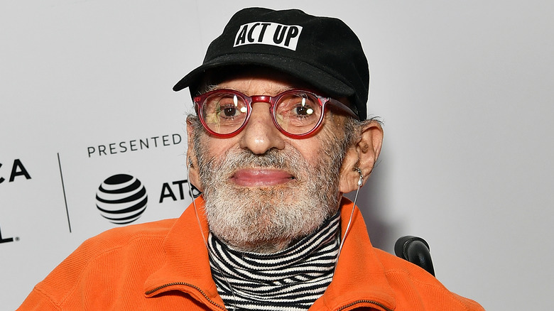 Larry Kramer on red carpet