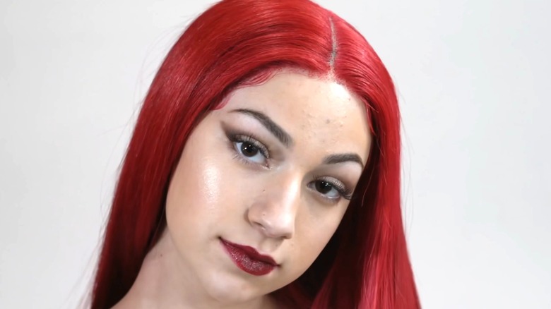 Danielle Bregoli in a makeup tutorial