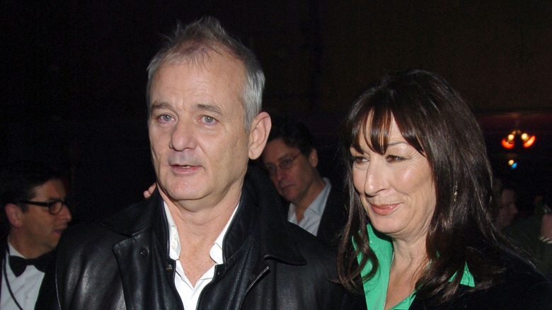 Bill Murray and Anjelica Huston