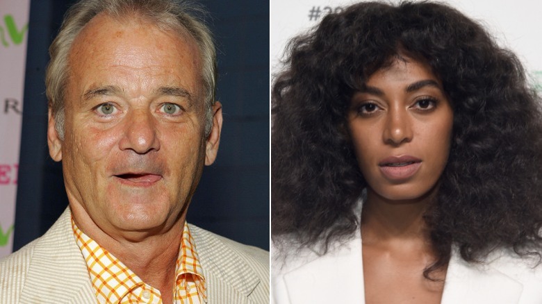 Bill Murray and Solange Knowles