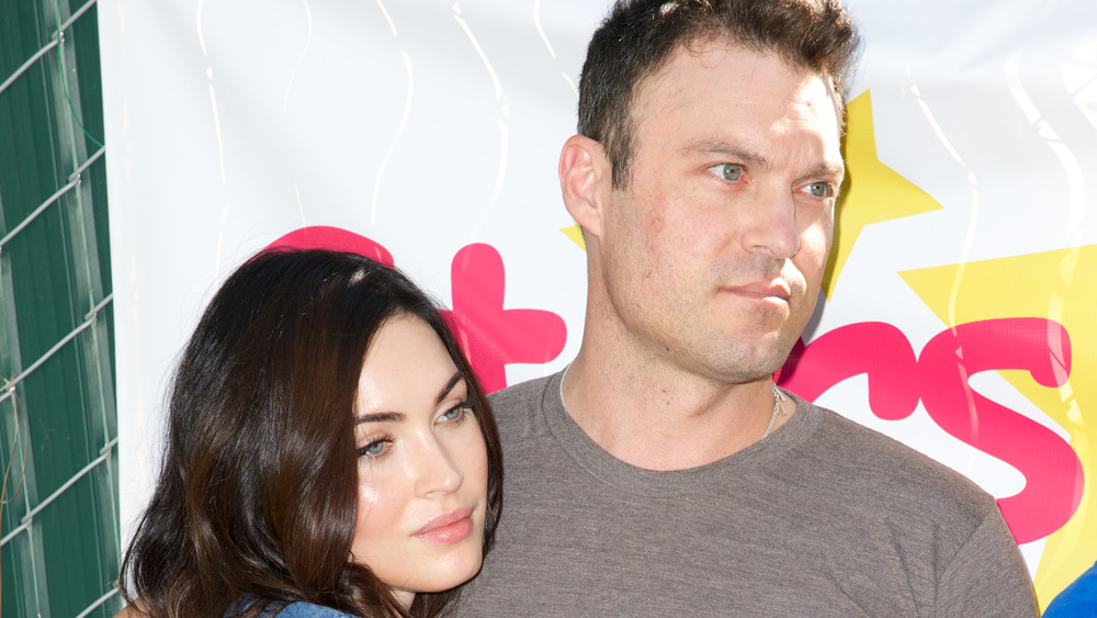 Brian Austin Green and Megan Fox at a charity event