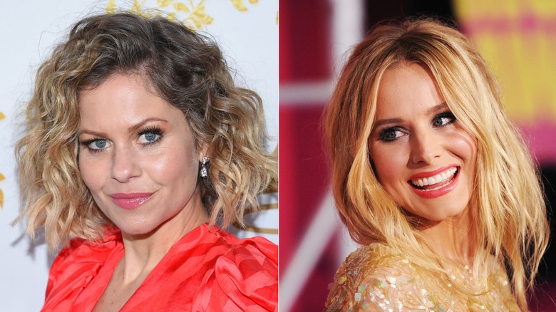 Candace Cameron Bure, left, and Kristen Bell, right