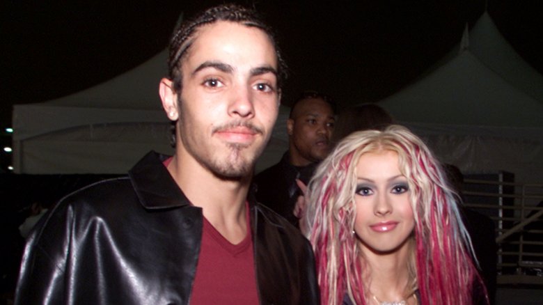 Christina Aguilera and Jorge Santos